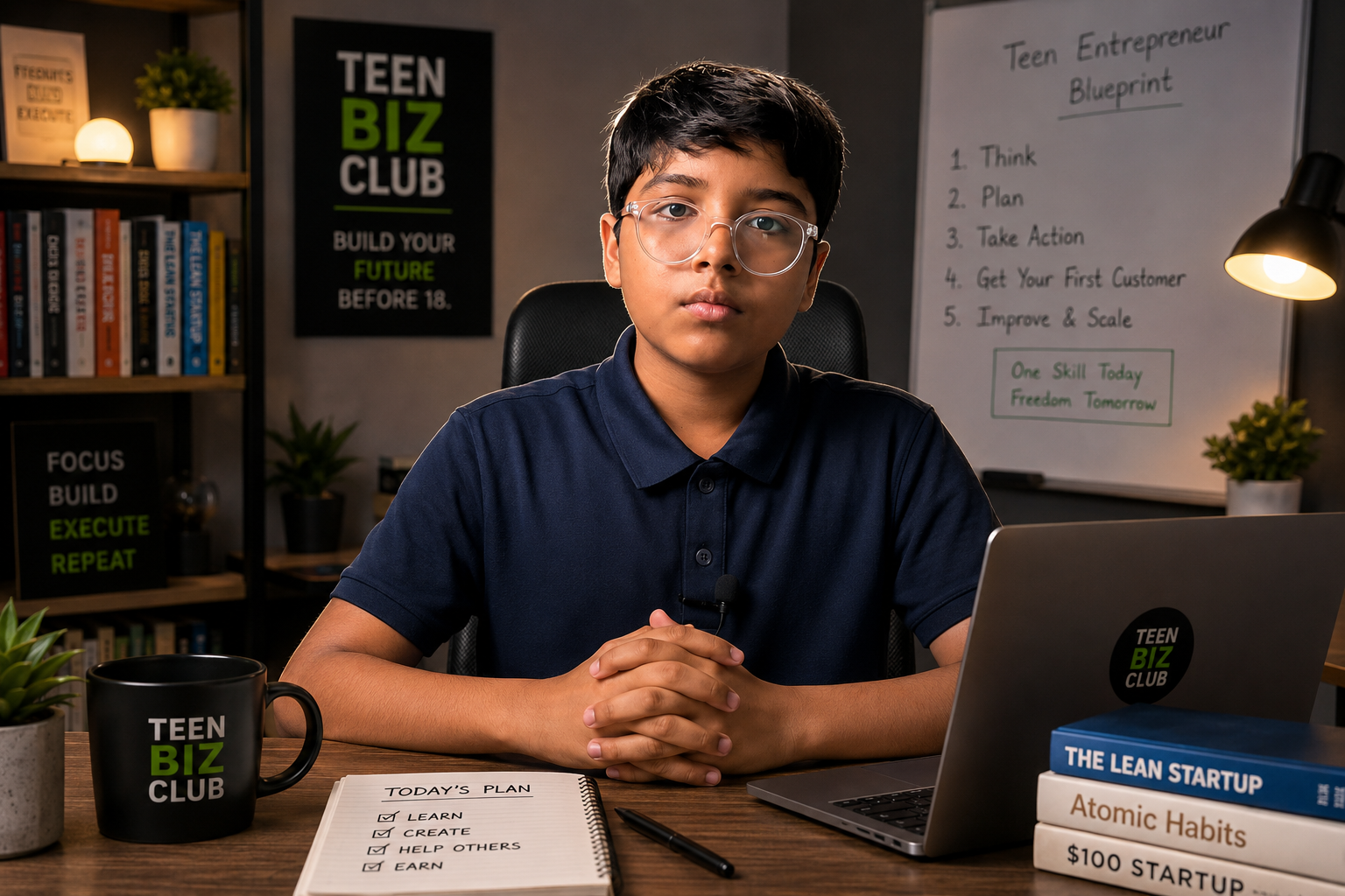 Rishav Bhattacharya — Founder, Teen Biz Club